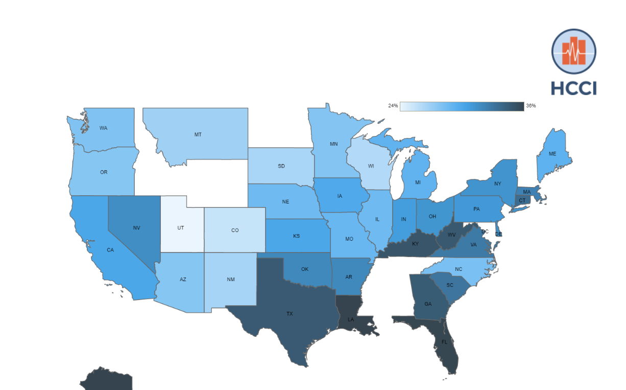 One-Third of Births Occurred by C-Section in ESI and Medicaid in 2020